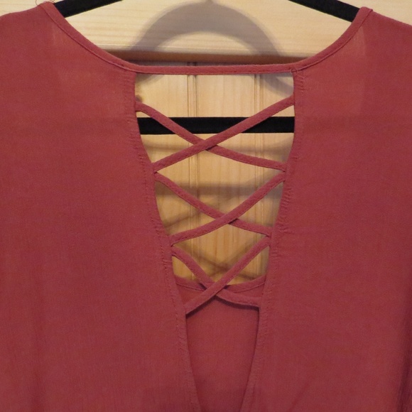 ⭐️ BOGO FREE! Bell Sleeve Top with Strappy Back - Picture 3 of 3